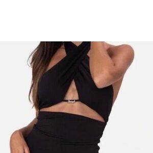 ADIKA Cross Neck Halter Top